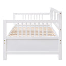 Modern Solid Wood Daybed, Multifunctional, Twin Size, White (Previous SKU: WF191899AAK)