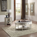 Kasa Coffee Table - Sintered Stone Top & Champagne Finish - Atlantic Fine Furniture Inc