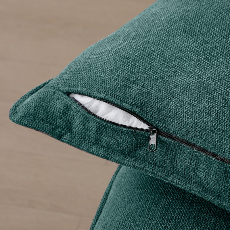 U Shaped Sofa With Console And Cupholders, 6 Seat