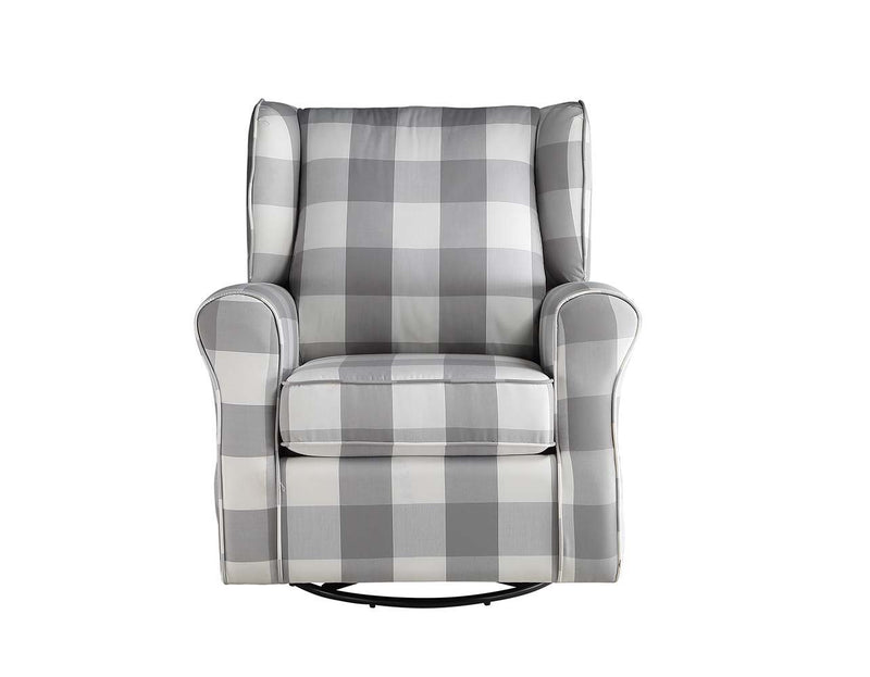 Patli - Swivel Chair - Gray Fabric - Atlantic Fine Furniture Inc