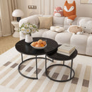 Round Nesting Coffee Table (Set of 2)
