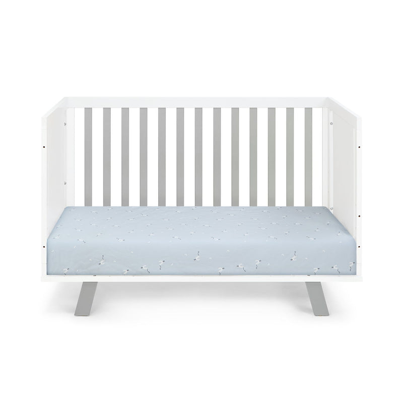 Livia - 3-in-1 Convertible Island Crib - White Frame