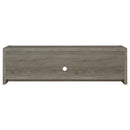 Burke - 2 Door Engineered Wood TV Stand - Gray Driftwood - Atlantic Fine Furniture Inc
