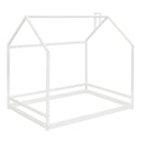 Full Size House Bed Wood Bed, White(OLD SKU:WF281436AAK)