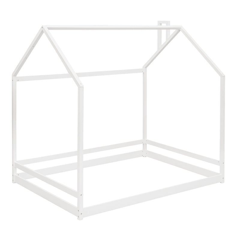Full Size House Bed Wood Bed, White(OLD SKU:WF281436AAK)