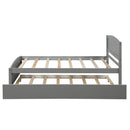 Platform Bed & Headboard, Footboard And Wood Slat Support