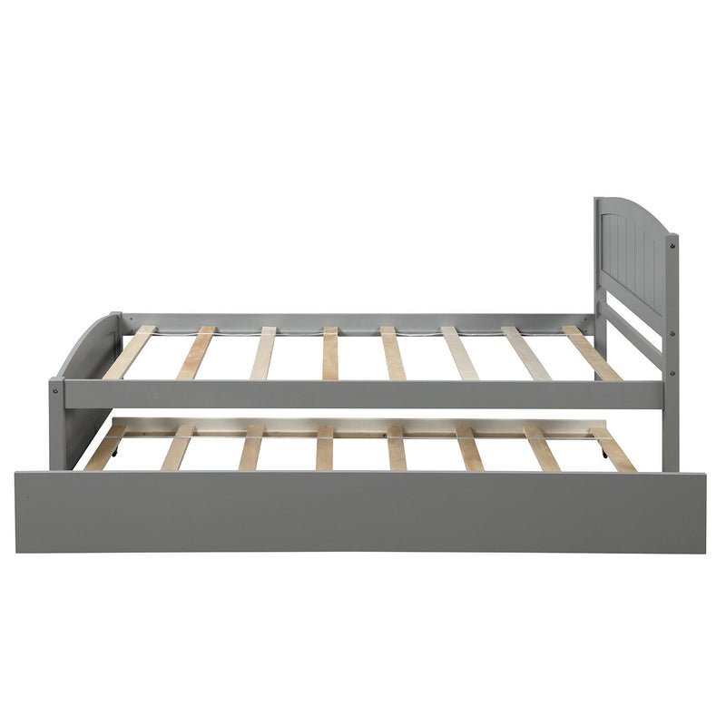 Platform Bed With Trundle