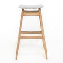 Modern Bar Stool Set With Upholstered Seating