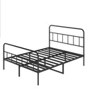 Metal Platform Bed frame with Headboard, Sturdy Metal Frame, No Box Spring Needed(Queen)