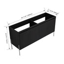 Freestanding Bathroom Vanity & Soft Close Cabinet Doors