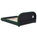 Upholstered Simple Modern Bedroom Bed With Curved Headboard