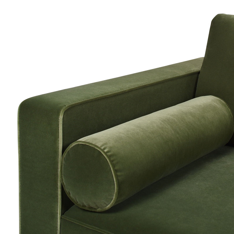 Nicholi - Mid-Century Modern Sofa - Olive Green