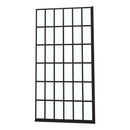 Frameless Fixed Shower Door, Open Entry Design