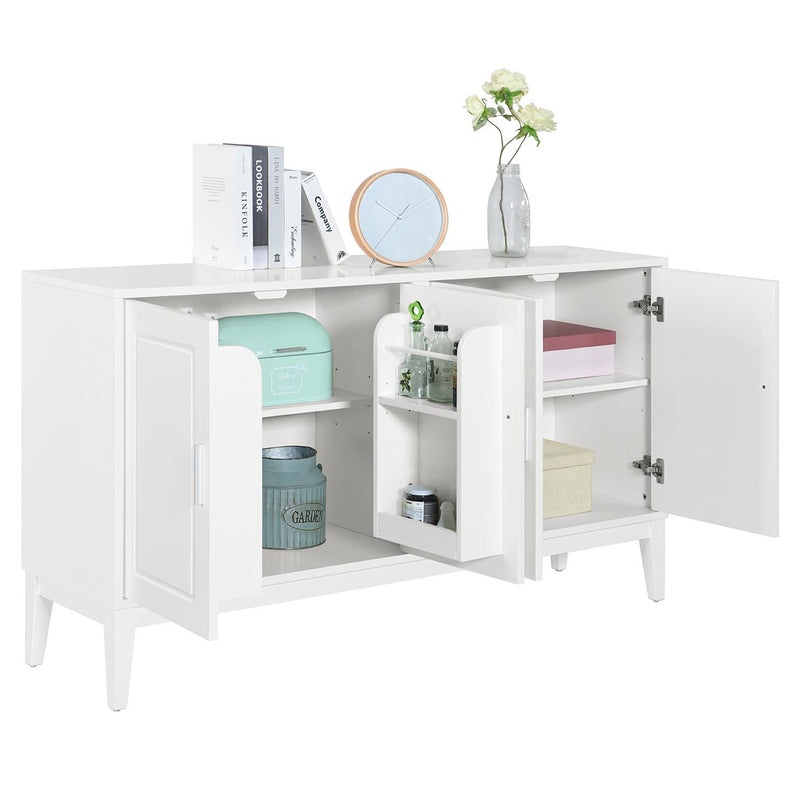 4 Door Sideboard Storage Cabinet With Door Shelf