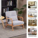 Accent Arm Chair With Pillow Upholstered