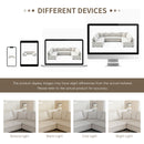 Modular Sectional Reversible U Shaped Couch Set, Free Combination Minimalist Style Oversized 8 Seat Convertible Sofa