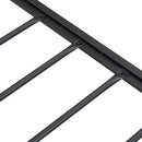 Modern Bed Frame With LED Lights, Upholstered Headboard, USB Charging