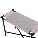 Handwoven Paper Rope Foot Rest Shoes Stools Ottomans For Entryway