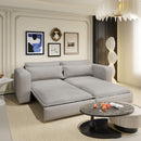 Sleeper Pull Out Sofa Bed, 3 In 1 Convertible Chaise Lounge