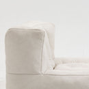 Modern Indoor Fluffy Bean Bag Chair With Memory Foam And Ottoman, Super Soft