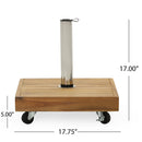 Ralph - Square Umbrella Base - Teak