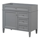 Bathroom Vanity Without Top Sink, Modern Bathroom Storage Cabinet With 2 Drawers And A Tip-Out Drawer
