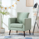 Modern Accent Upholstered Armchair With Pillow