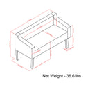 Parris - Contemporary Upholstered Bench