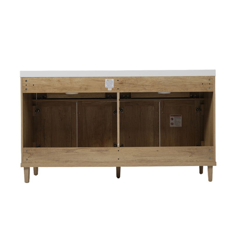 Bathroom Vanity With Double Sink, Large Storage Space