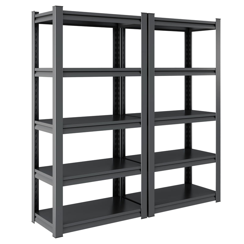 Industrial Heavy Duty Metal Garage Shelving Unit, Adjustable Storage Rack