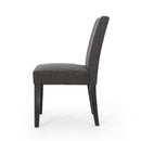 Contemporary Dining Chair With Upholstered Seating And Tapered Legs