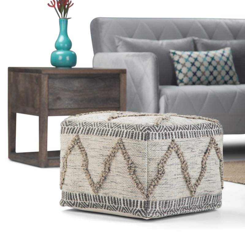 Sweeney - Upholstered Square Pouf