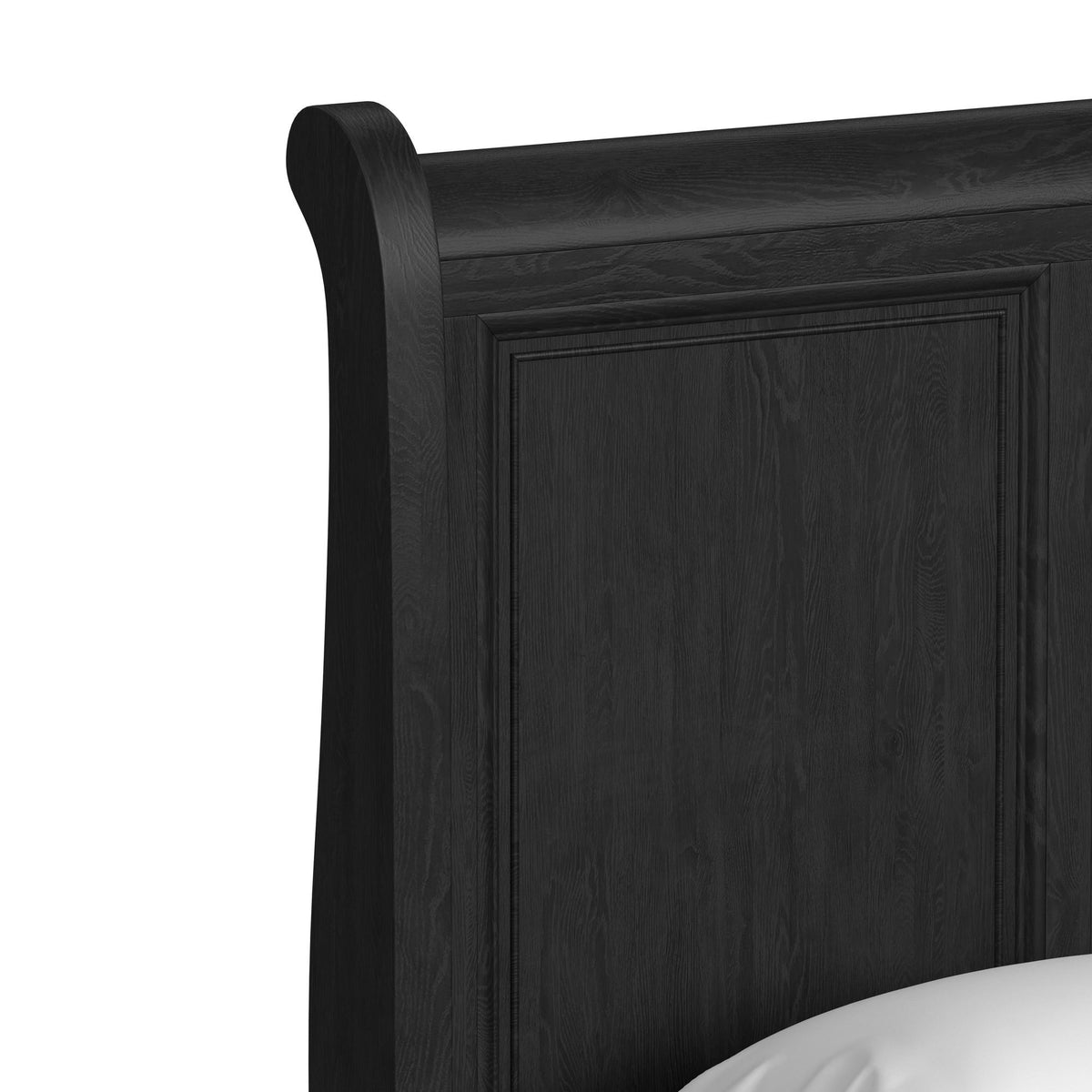 Heritage Sleigh Bedroom Set in Black by Elements International, view 49