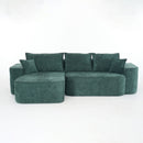 L-Shaped Sectional Sofa Couch With Chaise, Extra Deep Seats
