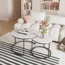 Round Nesting Coffee Table (Set of 2)