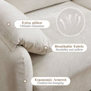 Modern Minimalist Down Filled Sofa