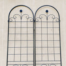 Metal Garden Trellis For Climbing Plants Outdoor Rustproof Plant Support Rose Trellis Netting Trellis