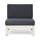 Oana - Modern 3 Piece Sofa Set With Water Resistant Cushions - Light Gray