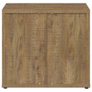 Pepita - 2 Door Engineered Wood Accent Cabinet - Mango Brown