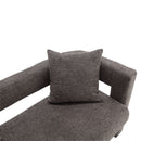 Modern Chenille Loveseat Sofa, Comfy Upholstered 2 Seater