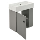 Modern Floating Bathroom Vanity With Ceramic Basin Perfect For Small Bathrooms