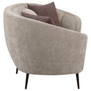 Ellorie - Upholstered Curved Sofa Set