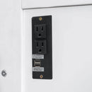 Murphy Bed With Desk, LED Lights & USB Charging Station