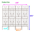 Metal Garden Trellis Rustproof For Climbing Plants Outdoor Flower Support