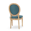 French Country Inspired Dining Chair With Iconic Round Backrest