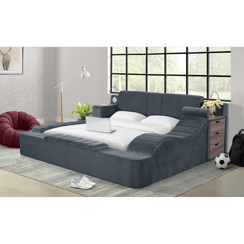 Ottawa - Upholstered Transformer Bed With Electronic Features