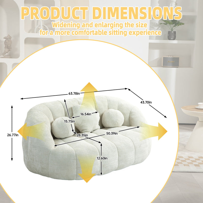 Bean Bag Lazy Sofa Durable Comfort Lounger High Back Bean Bag Chair Couch