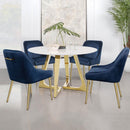 Mayette - Upholstered Side Dining Chair (Set of 2) - Blue