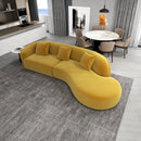 Elijah - Japandi Style Curvy Sectional Sofa