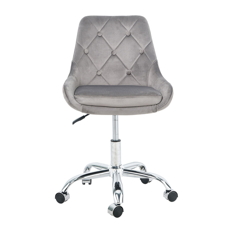 Adjustable And Space-Saving Chair With Golden Electroplated Legs